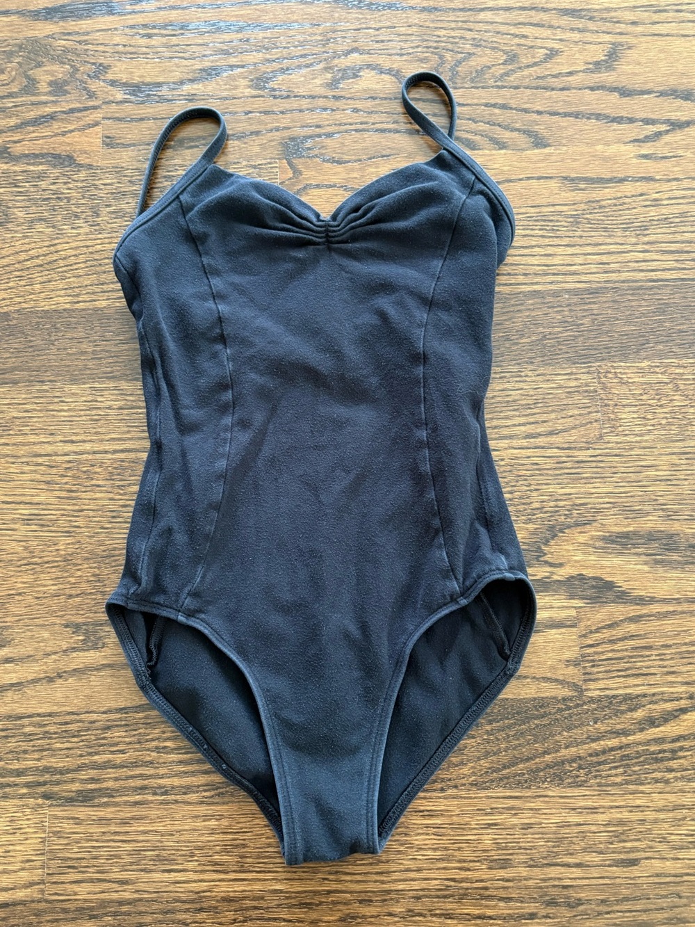 Wear Moi Black Cotton Ballet Leotard